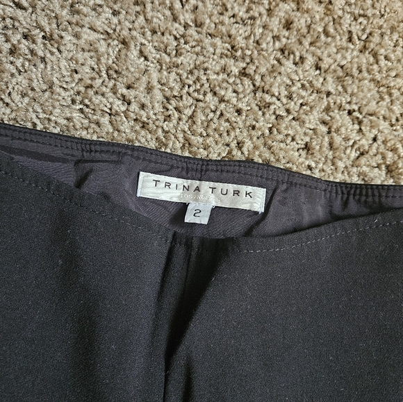 Trina Turk Black Trousers - Picture 2 of 4